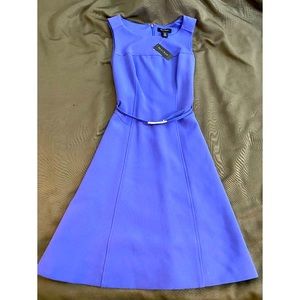 White House Black Market Periwinkle A-Line Dress
